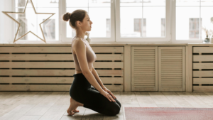 woman squatting